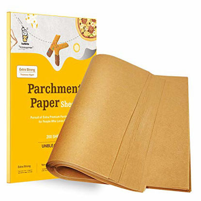 Juvale 100 Pack Square Unbleached Parchment Paper Sheets For