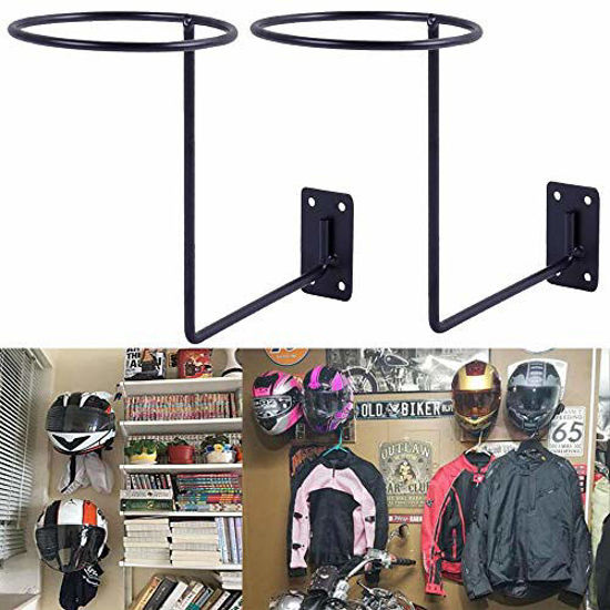 Bicycle Bike Helmet Display Stand Rack Wall Hanger - Metal