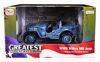 Picture of Autoworld 1941 Willys MB Jeep WWII Navy Blue Grey 1/18 Diecast Model Car