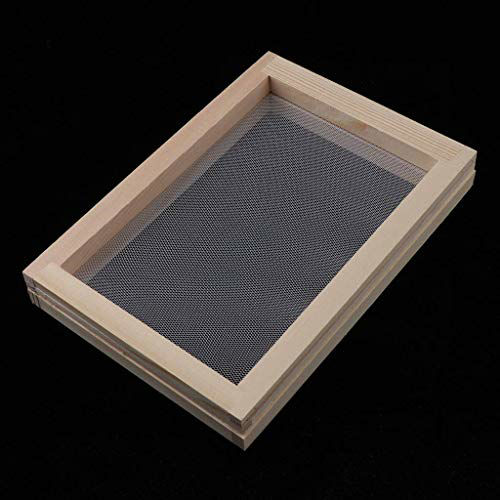 GetUSCart Wooden Paper Making Papermaking Mould Deckle Screen Printing