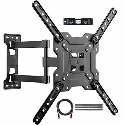 Picture of Suptek TV Wall Mount Swivel and Tilt Full Motion for Most 23 to 55 inch TV Mount up to 55lbs VESA 400x400mm (A1+)