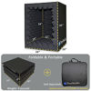 Picture of TroyStudio Portable Sound Recording Vocal Booth Box - |Reflection Filter & Microphone Isolation Shield| - |Large, Foldable, Stand Mountable, Super Dense Sound Absorbing Foam|(Black)