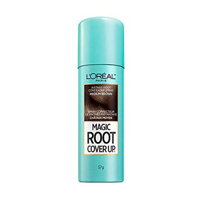 Picture of L'Oreal Paris Magic Root Cover Up Gray Concealer Spray, Medium Brown, 2 Oz(Packaging May Vary)