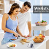 Picture of MOSFiATA Bread Knife 8 Ultra Sharp Serrated Knife, German High Carbon Stainless Steel EN1.4116 Bread Slicer with Bread Lame, Micarta Handle, Durable Bread Cutting Knife for Bread, Cake, Bagels