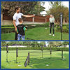 Picture of SONGMICS Badminton Net Set, Portable Sports Set for Badminton, Tennis, Kids Volleyball, Pickleball, Easy Setup, 13 Feet Long Nylon Net with Poles, for Indoor Outdoor Court, Black USYQ400H
