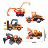 Picture of 11 in 1 Die-cast Construction Truck Vehicle Car Toy Set Play Vehicles in Carrier Birthday Gifts for Over 3 Years Old Boys