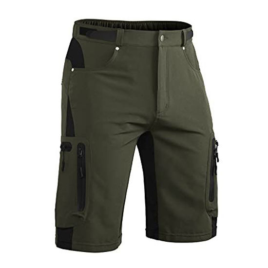 GetUSCart- Hiauspor Mens Quick Dry Stretch Cargo Shorts MTB