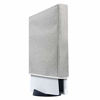Picture of PS5 Console Dust Cover PS5 Dust Protector Custom Designed for Playstation 5 Console Disc Edition & Digital Edition with Thick Cotton Precision Cut Easy Access Cable Port