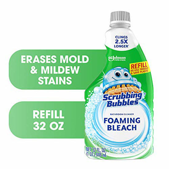 GetUSCart Scrubbing Bubbles Foaming Bleach Bathroom Cleaner Refill, Erases Mold and Mildew