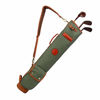 Picture of TOURBON Lightweight Golf Bag Practical Golf Travel Club Carrier Case with Golf Accessory Pouch - Green