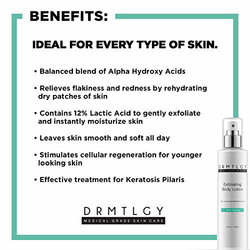 GetUSCart DRMTLGY Keratosis Pilaris Treatment Lactic Acid Skin Lotion