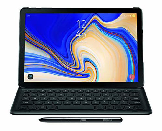 Picture of Samsung Electronics EJ-FT830UBEGUJ Galaxy Tab S4 Book Cover Keyboard, Black