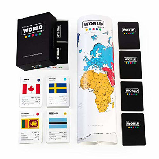 GetUSCart The World Game Geography Card Game Educational Board 