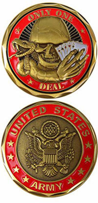 Picture of United States Army Only One Deal Double Sided Collectible Military Challenge Coin