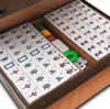 Picture of Mose Cafolo Chinese Mahjong X-Large 144 Numbered Melamine Tiles 1.5" Large Tile with Carrying Travel Case Pro Complete Mahjong Game Set - (Mah Jong, Mahjongg, Mah-Jongg, Mah Jongg, Majiang)