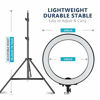 Picture of Neewer 18-inch SMD LED Ring Light Dimmable Lighting Kit with 78.7-inch Light Stand, Filter and Hot Shoe Adapter for Photo Studio LED Lighting Portrait YouTube TikTok Video Shooting (No Carrying Bag)