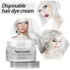 Picture of Temporary White Hair Color Wax, EFLY Instant Hairstyle Cream 4.23 oz Hair Pomades Hairstyle Wax for Men and Women (white)