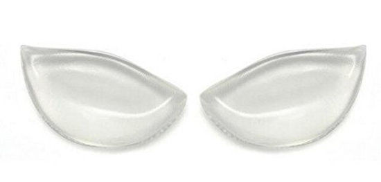 Picture of 2PCS Clear Breathable Silicone Inserts Pads Breast Enhancers Push-up Bra Insert Pad Swimwear Push up Booster Pads (Clear)