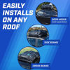 Picture of P.I. AUTO STORE Rooftop Cargo Carrier - 16 Cubic Foot, Waterproof Car Roof Bag and Protective Mat - Storage Carriers for Vehicles with or Without Roof Racks
