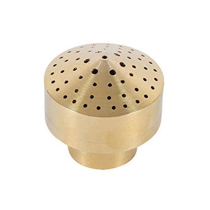 Picture of Yosoo Brass Column Fireworks Water Fountain Nozzle Garden Pond Sprinkler Spray Head (3/4'')