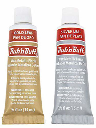 Picture of Rub 'n Buff Bundle (Silver Leaf and Gold Leaf)