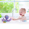 Picture of Nuby Floating Purple Octopus with 3 Hoopla Rings Interactive Bath Toy