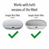 Picture of Mount Genie Pedestal for Nest Mini (2nd Gen) and Google Home Mini (1st Gen) | Improves Sound and Appearance | Cleanest Mount Holder Stand for Mini (Charcoal)