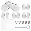 Picture of YR 15mm Soft Silicone Air Chamber Eyeglass Nose Pads, Eyeglass Repair Kit, Glasses Screws And Micro Screwdriver, 5 Pairs Of Screw-in 15mm Air Bag Glasses Nose Pad Set