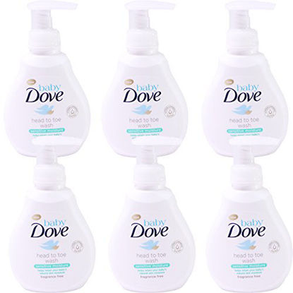 Picture of Baby Dove Head to Toe Wash, Sensitive Moisture, 6.76 Ounce (Pack of 6)
