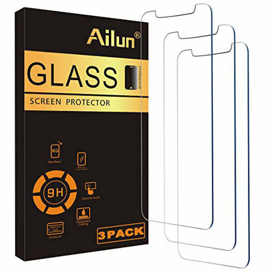 Picture of Ailun Glass Screen Protector Compatible for iPhone 12 pro Max 2020 6.7 Inch 3 Pack Case Friendly Tempered Glass