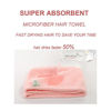 Picture of Hair Drying Towel wrap with cat Ear,Microfiber Hair Towel Quick Drying Hair for Women Girls ,Super Absorbent Quick Dry Bath Shower Dry Head Turban with Button