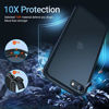 Picture of TORRAS Shockproof Compatible for iPhone SE 2020 Case & iPhone 8 Case [Military Grade Drop Test] Translucent Matte Hard Back & Soft Bumper Slim Case for iPhone 7/8/SE 2nd [Guardian Series], Black
