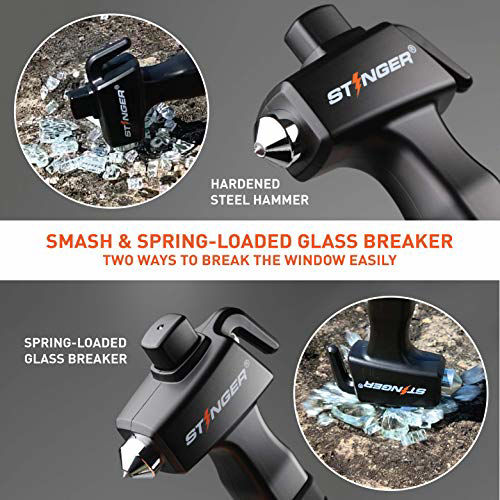 GetUSCart STINGER Super Duty Car Emergency Escape Tool, Hardened