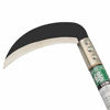Picture of zelin Clearing Sickle,Steel Grass Sickle,Manganese Steel Blade/Hardwood Handle Hand held Sickle Tool -Professional Clearing Vines and Farming Portable Safety Sickle