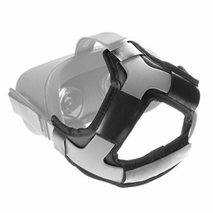 Picture of Orzero Head Cushion Compatible for Oculus Quest VR Headset (Only Fits for Quest 1st Gen), Comfortable Protective Strap Headband (Black)