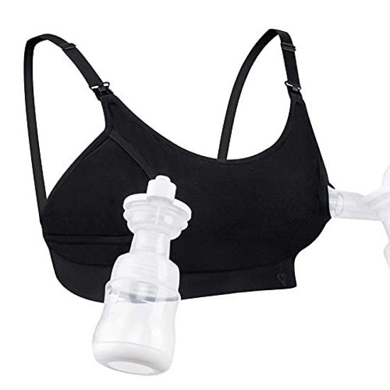 GetUSCart- Hands Free Pumping Bra, Momcozy Adjustable Breast-Pumps Holding  and Nursing Bra, Suitable for Breastfeeding-Pumps by Lansinoh, Philips  Avent, Spectra, Evenflo and More(Black, XX-Large)
