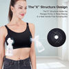 Picture of Hands Free Pumping Bra, Momcozy Adjustable Breast-Pumps Holding and Nursing Bra, Suitable for Breastfeeding-Pumps by Lansinoh, Philips Avent, Spectra, Evenflo and More(Black, XX-Large)