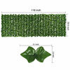 Picture of DearHouse 118x39.4in Artificial Ivy Privacy Fence Screen, Artificial Hedges Fence and Faux Ivy Vine Leaf Decoration for Outdoor Garden Decor
