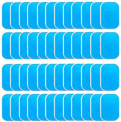 Picture of LEKEONE 50 Pcs/25 Packs Pads Abs Trainer Replacement Gel Sheet for Abdominal Muscle Trainer, Accessory for Ab Workout Toning Belt