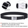 Picture of 2PCS Children Boys Zinc Alloy Belts - Easy Clasp Adjustable Buckle Belt for Toddlers Boys Girls (Navy Blue/Black)