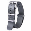 Picture of Ritche Nylon Watch Strap with Heavy Buckle 18mm 20mm 22mm Premium Seat Belt Nylon Watch Bands for Men Women
