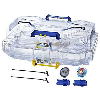 Picture of Beyblade Burst Evolution Switchstrike Battle Tower-Includes 2-Level Beystadium, Battling Tops, & Launchers-Age 8+, Multicolor