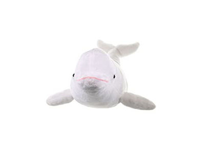 Picture of Wild Republic Beluga Whale Plush, Stuffed Animal, Plush Toy, Gifts for Kids, Cuddlekins, 21 inches