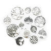 Picture of 100g Craft Supplies Mixed Tree Of Life Pendants Beads Charms Pendants for Crafting, Jewelry Findings Making Accessory For DIY Necklace Bracelet (M075)