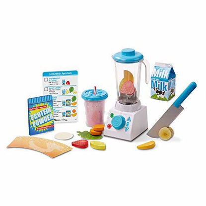 Picture of Melissa & Doug Smoothie Maker Blender Set with Play Food (22 Pcs)