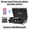 Picture of Victrola Vintage 3-Speed Bluetooth Portable Suitcase Record Player with Built-in Speakers | Upgraded Turntable Audio Sound| Includes Extra Stylus | Cognac (VSC-550BT-CG)