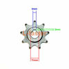 Picture of L-FASTER 9 Tooth Sprocket for Bike Motor MY1016Z Unitemotor MY1018 Original 9T Sprocket Scooter Engine Sprocket for 410