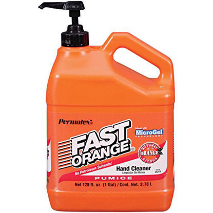 Picture of Permatex 25219 Fast Orange Pumice Lotion Hand Cleaner with Pump, 1 Gallon