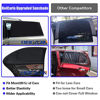 Picture of Car Window Sun Shade - 2 Pack Breathable Mesh Car Rear Side Window Shade Sunshade UV Protection for Baby Family Pet, Mosquito Net Curtains Fit for Most(95%) of Cars, Cover Full Window