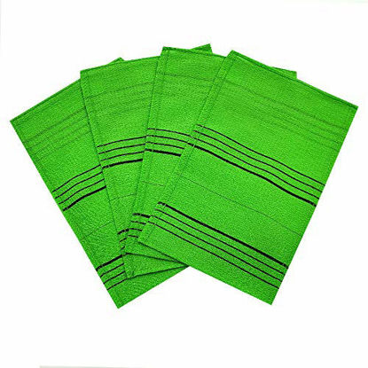 Picture of Songwol Towel Korean Exfoliating Bath Washcloth (4 PCS - Large) for Dead Skin